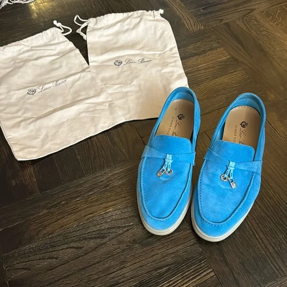 Loro Piana | Shoes | Used Authentic Loro Piana Bright Blue  display picture 3